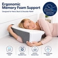 thumbnail image 7 of Imaginarium Ergonomic Memory Foam 2-in-1 Pillow with Cooling Cover, 7 of 8