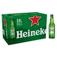 thumbnail image 1 of Heineken Original Lager Beer, 12 fl. oz. bottle, 18 pk., 1 of 5