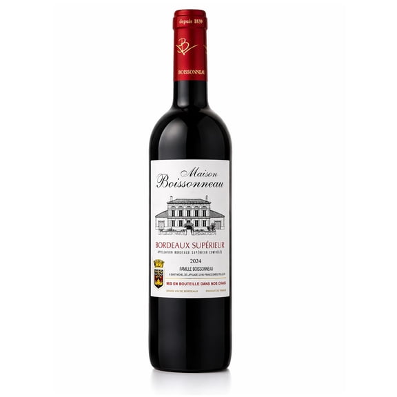Maison Boissonneau Superieur Bordeaux Wine, 750 ml