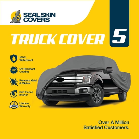 Seal Skin Covers Supreme Gray Waterproof All-Weather Truck Cover