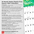 thumbnail image 6 of Large Print Matte Paper 2026 Plastic-Free Calendar, 6 of 9