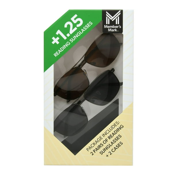 Member's Mark Navigator Reading Sunglasses, 2 pk. - Samsclub.com