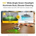thumbnail image 3 of Roborock H60 Cordless Stick Vacuum Cleaner, 115AW Suction Power, 60-Min Runtime, Dust-Revealing LED, 3 of 9