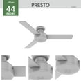 thumbnail image 4 of Hunter 44" & 52" inch Presto Low Profile Ceiling Fan and Wall Control, Assorted Colors, 4 of 16