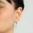 thumbnail image 7 of 0.96 CT. T.W. Round Cut Pear Shape Halo Diamond Dangle Earrings in 14K Gold, 7 of 7