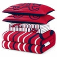 thumbnail image 2 of Logo Brands Atlanta Braves Full/Queen Comforter Set, 2 of 5