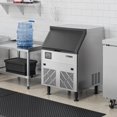 thumbnail image 6 of Maxx Ice Self Contained Commercial Ice Maker, Up to 280 lbs. per Day, 80 lbs. Ice Storage, Stainless Steel/Black, 6 of 7