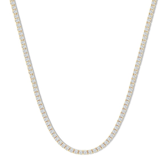 Lab Created Diamond Tennis Necklace in 14K Gold, 5.00 C.T.T.W.