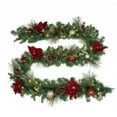 thumbnail image 3 of Member's Mark 9' Pre-Lit Decorated Garland, Assorted Colors, 3 of 4
