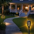 thumbnail image 4 of Deck Impressions 15" Solar Flaming Tiki Torch Lights, 12-Pack, 4 of 7