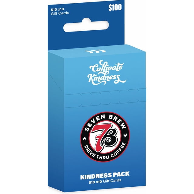 7 Brew $100 Gift Card Multi-Pack 10 x $10