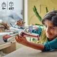 thumbnail image 2 of LEGO Star Wars: Revenge of the Sith ARC-170 Starfighter Spaceship Building Toy, 497 pcs., 2 of 6