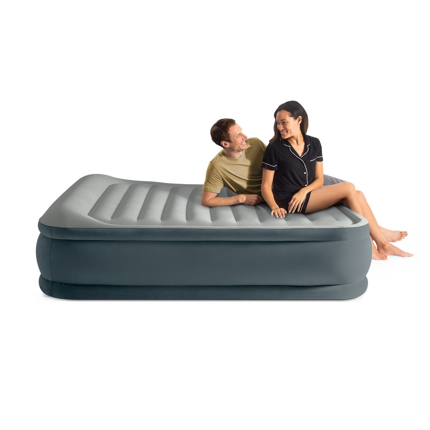 Intex Queen Dura-Beam Comfort Pillow Airbed with Internal Pump only .98: eDeal Info