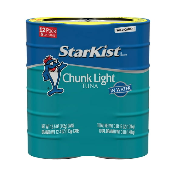 StarKist Chunk Light Tuna in Water, 5 oz., 12 pk.