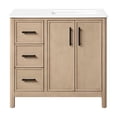 thumbnail image 1 of OVE Decors Solas Vanity with Engineered Marble Vanity Top and Rectangular Undermount Sink - Assorted Colours and Sizes Available, 1 of 11