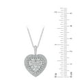 thumbnail image 6 of 0.96 CT. T.W. Diamond Heart Pendant in 14K Gold, 6 of 6