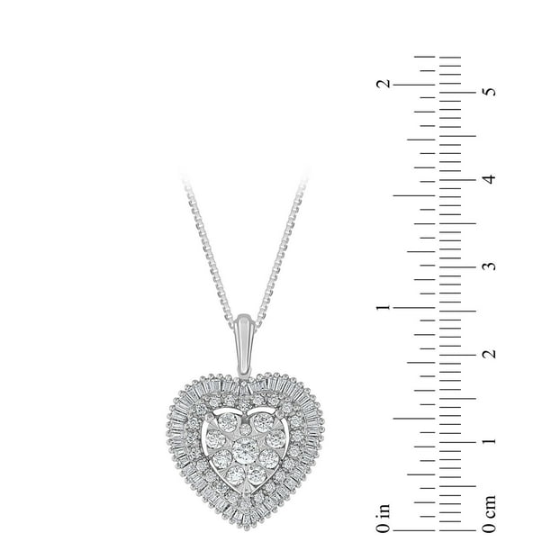 Heart Pendant Sam's Club Jewelry Necklaces White Gold Diamond