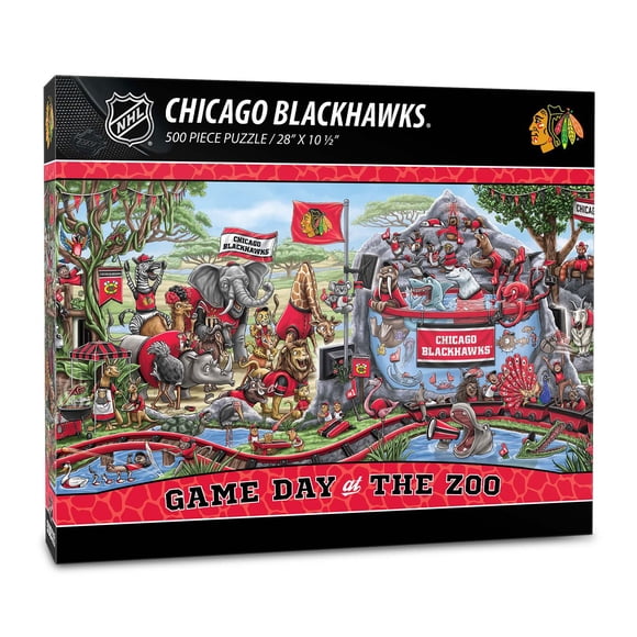 YouTheFan NHL Game Day At The Zoo 500pc Puzzle, Assorted Teams