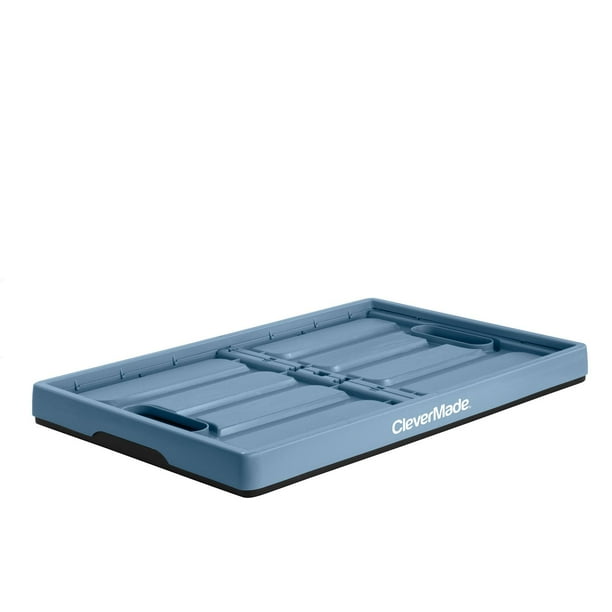 CleverMade CleverCrates 62L Collapsible Storage Crate with Lid
