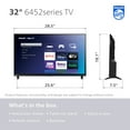 thumbnail image 4 of Philips 32" Class HD Roku Smart Borderless LED HDTV - 32PFL6452/F7, 4 of 17