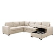 thumbnail image 9 of Dylan Stain-Resistant Fabric 6 Seat Storage Sectional With Pullout Bed, 9 of 10