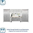 thumbnail image 2 of Seville Classics UltraHD 8-Piece Steel Garage Cabinet Storage Set With Rolling Workbench, 14 Feet Wide, 2 of 17