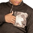 thumbnail image 6 of Habit Men’s Snap Front Fleece Pullover with Scent-Factor, 6 of 7