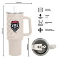 thumbnail image 3 of Logo Brands New Mexico Lobos 40 oz. Stainless Steel Tumbler Set, 3 of 6