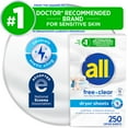thumbnail image 7 of all Fabric Softener Dryer Sheets, Free Clear, 250 ct., 7 of 9