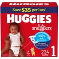 thumbnail image 2 of Huggies Little Snugglers Baby Diapers, Sizes Newborn-2, 2 of 12