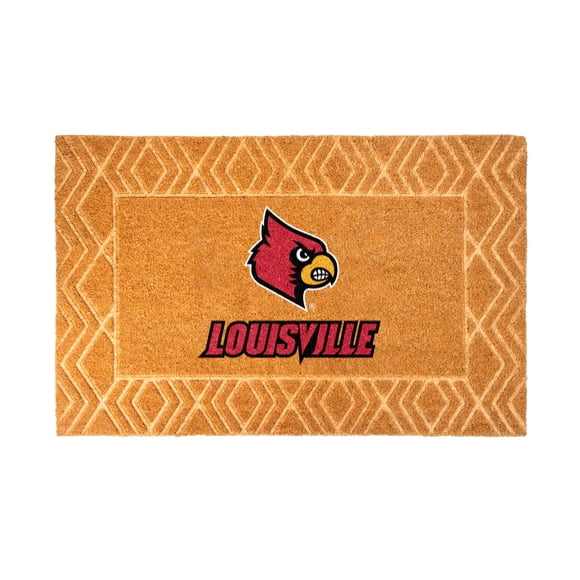 Logo Brands Louisville Cardinals Coir Outdoor Mat