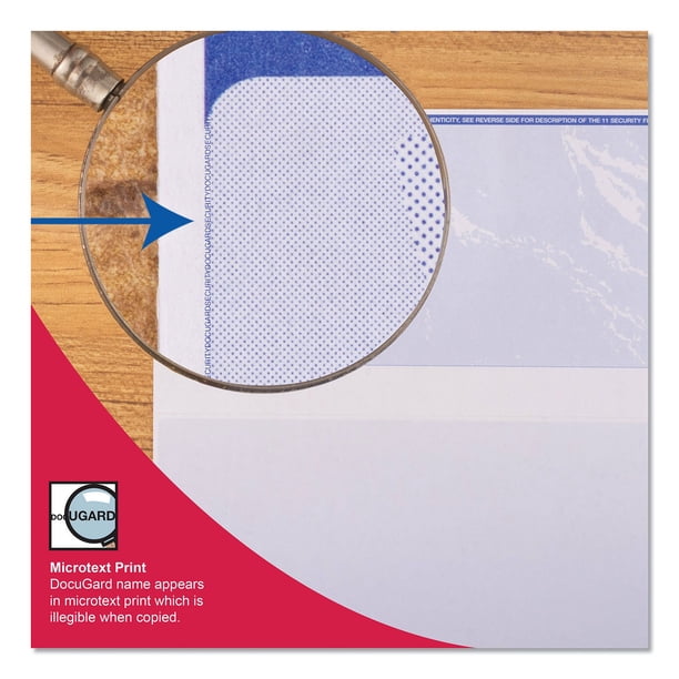 Marbled Check DocuGard Gold Marble Checks Middle Format 500 Sheets DocuGard Gold ...