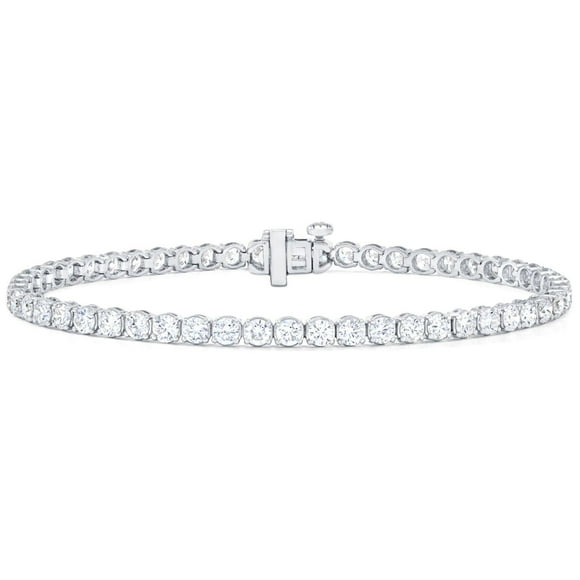 Lab Created Tennis Bracelet in 14K Gold