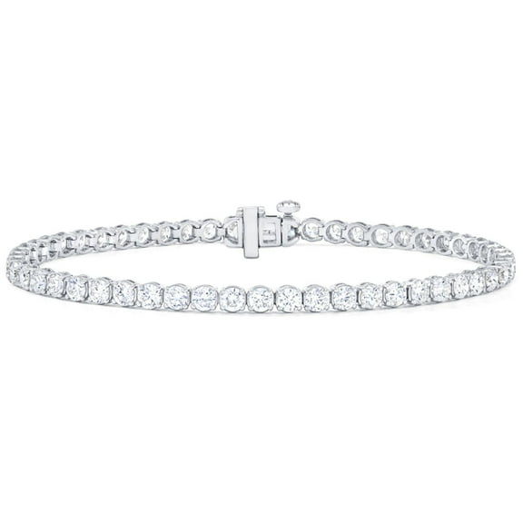 Lab Created Tennis Bracelet in 14K Gold