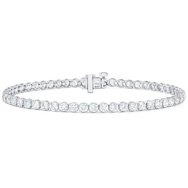 Lab Created Tennis Bracelet in 14K Gold