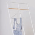 thumbnail image 7 of The Original Kangaroo™ Hanger 40-Pack - Made in Wisconsin, USA with 100% recycled material - The patented design clips in pants, shirts, straps, tanks, jackets and even entire outfits on a single hanger, 7 of 9
