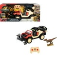 thumbnail image 1 of Matchbox RC Jurassic World Dino Catcher Remote-Control Toy Truck with Dinosaur Figure, 1 of 6