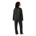 thumbnail image 3 of Dreammark Women's 2-Piece Notch Collar Pajama Set, 3 of 12