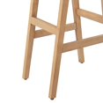 thumbnail image 6 of Bower Home Upholstered Wood Saddle Counter or Bar Stool, 2-Pack, 6 of 8
