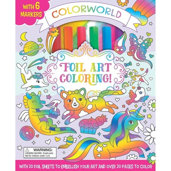 ColorWorld: Foil Art Coloring!, Mixed Media