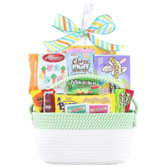 Green Rope Variety Pack Candy Easter Basket