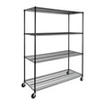 thumbnail image 1 of Seville Classics MEGA RACK 4-Tier NSF Steel Wire Shelving, 60" x 24" x 76" H, 1 of 17