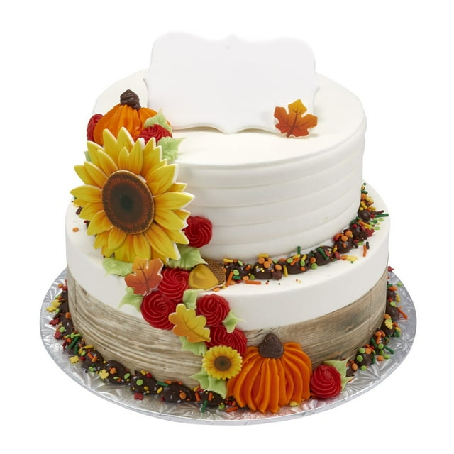 Fall Two-Tier Cake