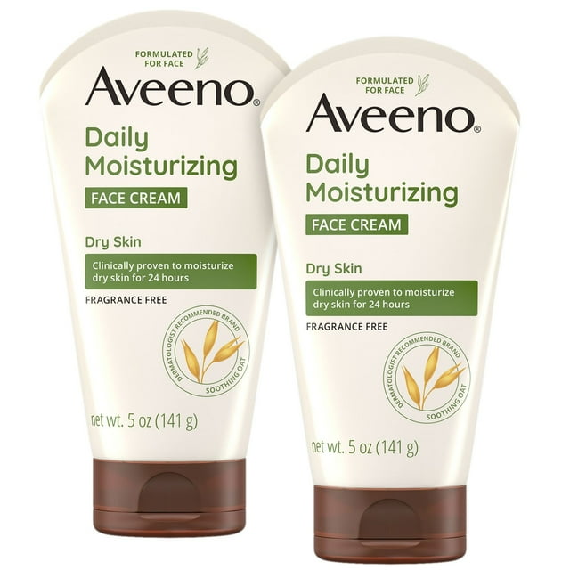 Aveeno Daily Moisturizing Face Cream, 5 oz., 2 pk.