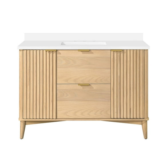 OVE Decors Gabi 48" W x 22" D Freestanding Bathroom Vanity with Sink