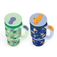 thumbnail image 4 of Ello Oasis 14oz Stainless Steel Kids Tumbler with Handle, 100% Leakproof, 2-Pack, 4 of 4