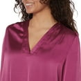 thumbnail image 5 of Express Women's Satin V-Neck Top, 5 of 7