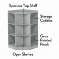 thumbnail image 3 of RiverRidge Kids Corner Playroom 6 Cubby Cabinet with 4 Folding Storage Bins, 3 of 7