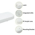 thumbnail image 4 of Cedar Hill 4' LED Flush Mount Puff Light, Choose Your Pack Size, 4 of 9