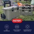 thumbnail image 19 of Keter 18 inch Cantilever Resin Portable Tool Box Organizer, 19 of 20